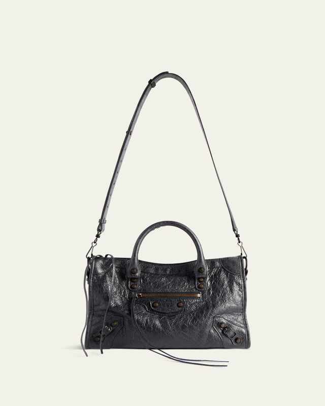 Le City Small Leather Top-Handle Bag